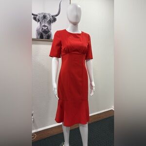 Elegant Red Women's Dress